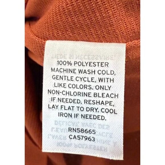 NWT Y2K Asymmetrical Ruffle Hem Rust Slip Dress By‎ Open Edit  Size L balletcore - Picture 8 of 9